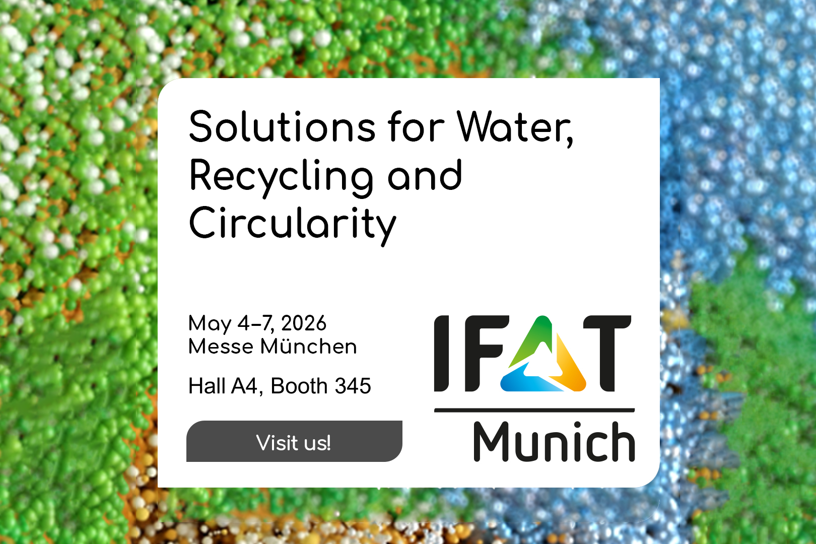 IFAT 2026 – Wir sind dabei!