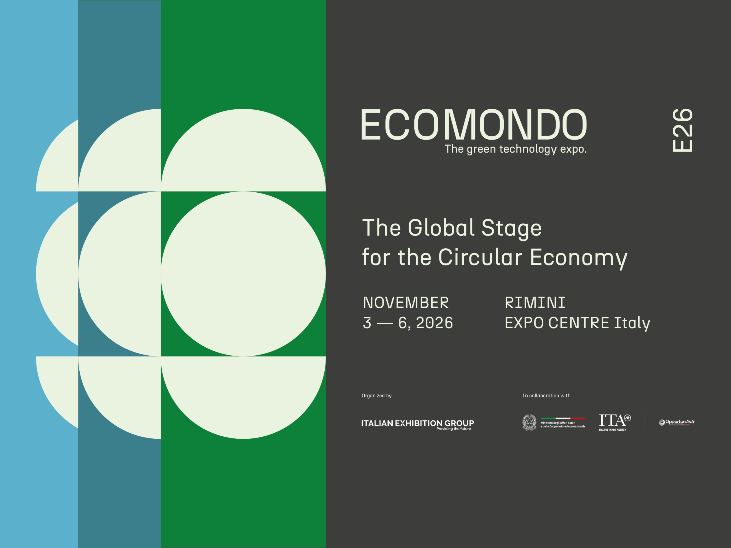 ECOMONDO Rimini 2026 – Save the Date